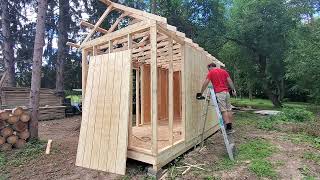 DIY 8X16 Foot Shed Build [upl. by Annavaj197]