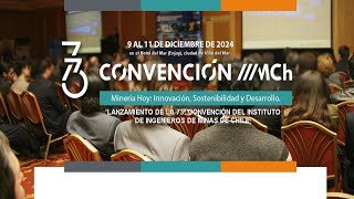 “LANZAMIENTO DE LA 73ª CONVENCIÓN DEL IIMCh”  jueves 24 de octubre a las 1830 horas [upl. by Eannyl638]