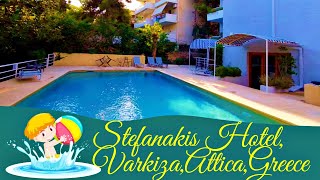 🏩Stefanakis Hotel Swimming Pool in Varkiza🏊🌞A Heavenly Escape Amidst Athens Coastal Beauty⛱️🍸 [upl. by Lal]