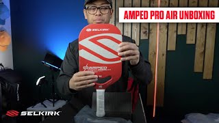 FIRST LOOK At The New Selkirk AMPED Pro Air Pickleball Paddle ┃ AMPED Pro Air Unboxing [upl. by Leahcimnoj]