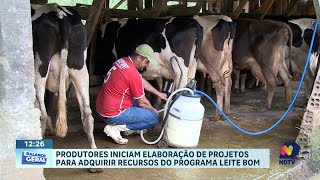 Produtores iniciam elaboração de projetos para adquirir recursos do Programa Leite Bom [upl. by Haimarej]