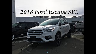 2018 Ford Escape SEL Review Technology [upl. by Leunamesoj]