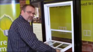 How to remove sash glass from a Vinyl Replacement Double Hung or Single Hung Window [upl. by Bandler]