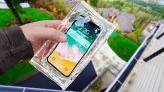 iPhone X Ballistic Gel Drop Test  Mous Limitless Case Review [upl. by Kuebbing37]