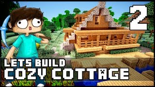 Minecraft How To Build a Cozy Cottage  Part 2 [upl. by Sue361]