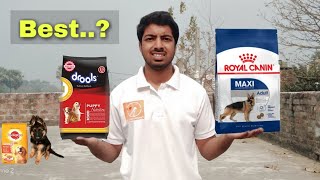 Which is best dog food brands  आपके कुत्ते के लिए बेस्ट फूड ब्रांड कोन सा रहेगा [upl. by Aikyt]