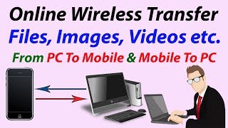 How To Transfer Any Files From Mobile To PC and PC To Mobile Online Wirelessly In Nepali [upl. by Brechtel]