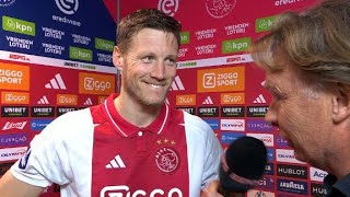 Weghorst na goal en assist quotDit zijn de mooiste invalbeurtjesquot  Ajax 31 Groningen  ajagro [upl. by Nerro187]