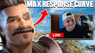 I MAXED OUT MY ALC RESPONSE CURVE IN APEX LEGENDS  INSANE SETTING [upl. by Elvah]