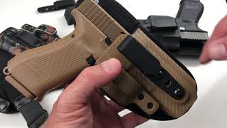 Glock 19 and 19x IWB Holster Comfort  Stability  Concealment [upl. by Atalanti]