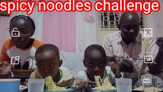 SPICY NOODLES CHALLENGE 😋😋😋😋 [upl. by Gabriela]