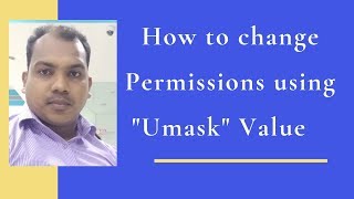 34Change file permissions using Umask value [upl. by Sirapal288]