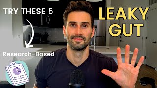 How to Heal Leaky Gut  5 Supplements to Use Per Research [upl. by Inal]