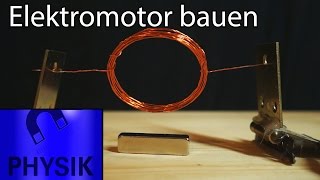 DIY Einfachen Elektromotor selber bauen [upl. by Artenek]