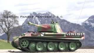 Planet Hobby German Panther Panzer Modellbau Lindinger HD [upl. by Resiak]