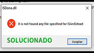 Error al extraer juego  Windows 1011  ISDonedll it is not found any file for isarcextract ✅ [upl. by Tore121]