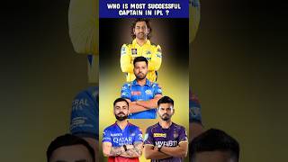 4 captains who win the most matches in IPL history sportsnewssportsipl [upl. by Annmaria]