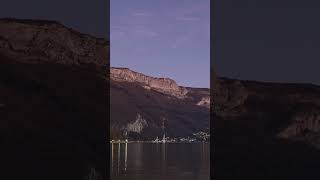 Time Lapse  Sunset on Annecy Lake and Mont Veyrier [upl. by Lled]