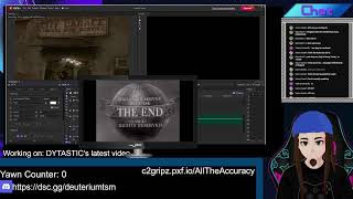 AntiProcrastination Stream  editing for DYTASTIC [upl. by Leinahtam]