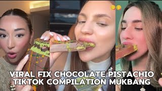 VIRAL FIX DUBAI CHOCOLATE PISTACHIO  MUKBANG TIKTOK COMPILATION  Hari Daniel [upl. by Carree]