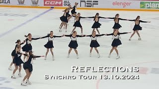 Reflections Short Program 202425 Synchro Tour 13102024  Synchronized skating [upl. by Narib]