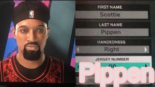 NBA 2K25  Scottie Pippen Build  Versatile Stopper ❤️🌹❕🤍🐂🎯 [upl. by Kelcie667]