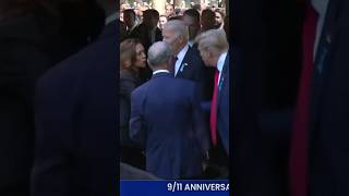 Harris amp Trump campaigns attend 911 memorial ceremony [upl. by Marys570]