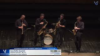 EURSAX 2024 Saxofollia Saxophone Quartet plays Mr J C by Roberto Sansuini [upl. by Mcarthur550]