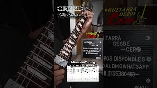 creed my sacrifice youtubeshorts intro guitar tutorial tabs tab arpeggio monday lunes fyp [upl. by Ycinuq]