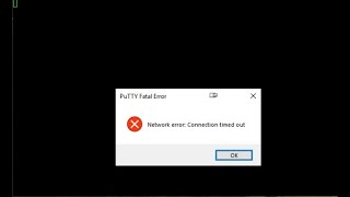 How to Fix Network error  connection timed out putty [upl. by Yesdnik]