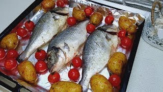 Как Приготовить Дорадо  Вкусная Рыбка в Духовке [upl. by Cyna]