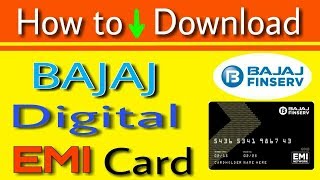 How to download bajaj finserv digital emi cardHow to download bajaj emi card [upl. by Pangaro925]