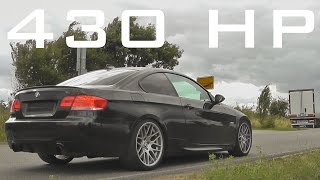 BMW 335i E92  430HP Acceleration Sound Onboard drive BiTurbo [upl. by Koa]