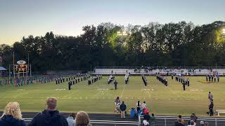 East Mecklenburg Marching Eagles national anthem  October 15 2022 [upl. by Elenore]