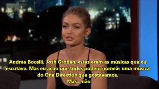 Gigi Hadid no Jimmy Kimmel Live LEGENDADO PTBR [upl. by Nodnelg]