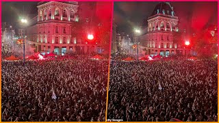 Protests sweep Paris as humiliated Macron is DEFEATED by Le Pens national demonstration in the [upl. by Lemhaj]