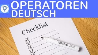 Operatoren für Deutsch Oberstufe amp Abitur  Die solltest du kennen Einfach erklärt [upl. by Abroms]