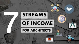 My different STREAMS OF INCOME as an ARCHITECT and ILLUSTRATOR  Art amp Architecture [upl. by Ttenrag]