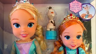 Disney Frozen Anna and Elsa Toddler Princess Dolls [upl. by Cory]