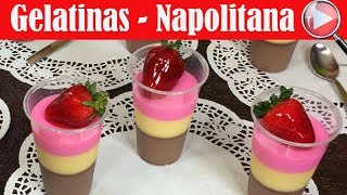 Gelatinas Individuales  Napolitana  Recetas en Casayfamiliatv [upl. by Yerffoeg780]