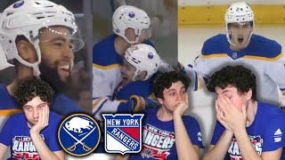 TRASH Rangers SMACKED By the Sabres  NYR Fan Reaction [upl. by Anitsuj766]