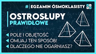 DLACZEGO NIE OGARNIASZ OSTROSŁUPÓW 🔺 Zrozum raz na zawsze ✅️  Egzamin Ósmoklasisty 2025 [upl. by Edyth]