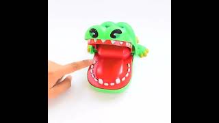 Crocodile Teeth Toys Alligator Biting Finger Dentist Games Jokes Game of Luck Pranks Kids [upl. by Naujid]