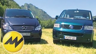 Mercedes Viano 220 CDI vs VW T5 Multivan 25 TDI Der VanVergleich [upl. by Gonick]