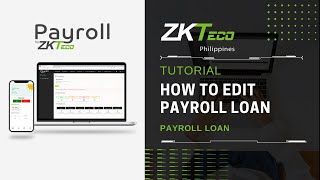 ZKPayroll  Payroll Loan  How to Edit [upl. by Graehl]