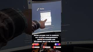 how to bypass win 11 minimum system requirements using RUFUS have an older system NO WORRIES [upl. by Sdlonyer]