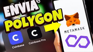 Envia Polygon Desde Coinbase a Metamask  Send Polygon to Metamask from Coinbase [upl. by Dnar]