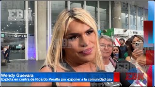 🚨WENDY GUEVARA EXPL0TA CON RICARDO PERALTA🚨 quotse puso en ridículo por hablar de la comunidad 🏳️‍🌈quot [upl. by Anez]