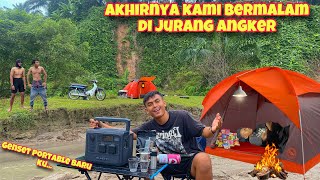 SERUNYA CAMPING DI PINGGIR SUNGAI ANGKER SAMBIL CERITA HOROR DI TEMANI BLUETTI AC60 [upl. by Oiredised]