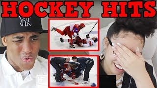 Biggest Hockey Hits Ever REACTION  Top 5 Hardest Hits of All Time REACTION  NHL [upl. by Yllop452]